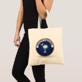 De staat South Carolina Flag Seal Canvas tas (Voorkant (product))