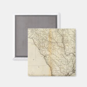 De staat South Carolina Magneet (Voorkant / Achterkant)
