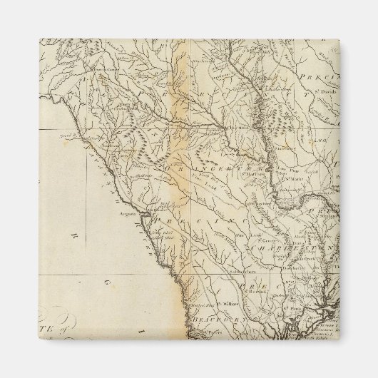 De staat South Carolina Magneet (Voorkant)