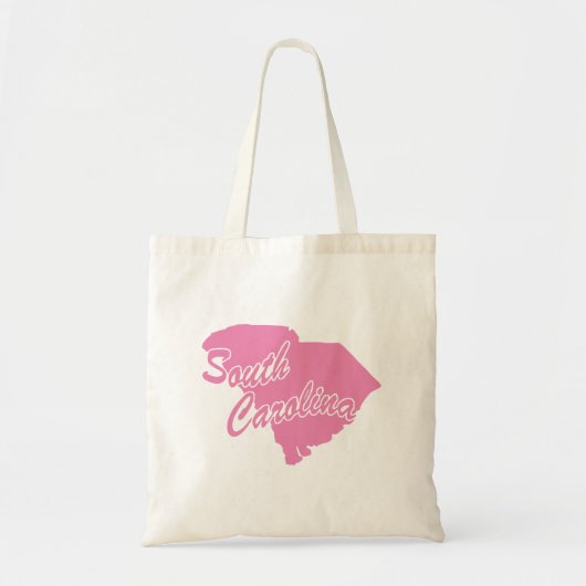 De staat South Carolina Shape Canvas tas (Voorkant)