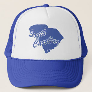 De staat South Carolina Shape Trucker Hat Pet