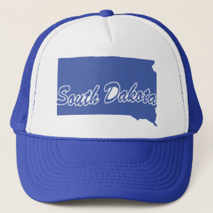 De staat South Dakota Shape Trucker Hat Trucker Pet
