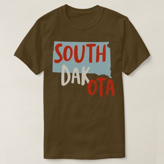 De staat South Dakota T-shirt (Design voorkant)