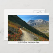 De staat St. Helens Washington Briefkaart (Voorkant / Achterkant)