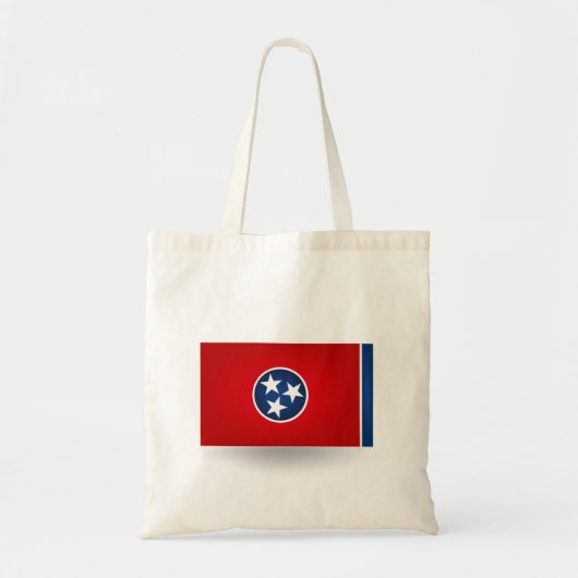 De staat Tennessee Flag Canvas tas (Voorkant)