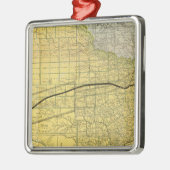 De staat Texas 2 Metalen Ornament (Links)