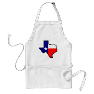De staat Texas Apron Standaard Schort