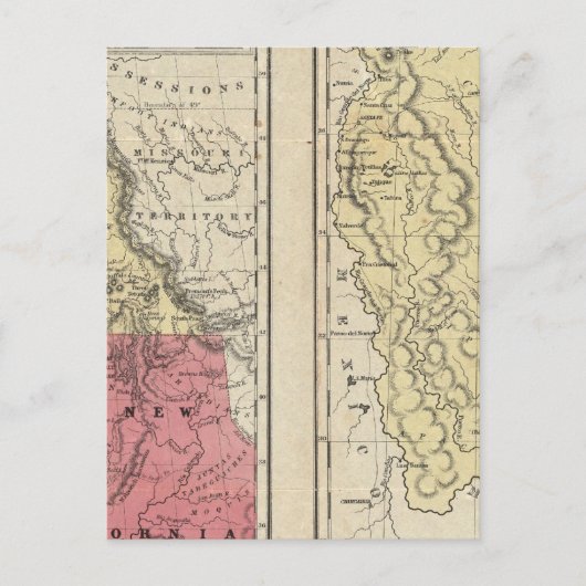 De staat Texas Briefkaart (Voorkant)