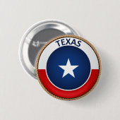 De staat Texas Flag Seal Button (Voorkant /achterkant)