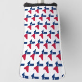 De staat Texas Golf Head Hoesje Golfheadcover (Draai 90)