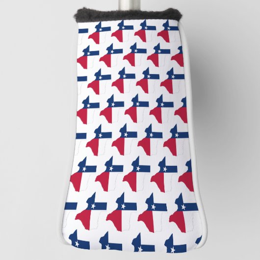 De staat Texas Golf Head Hoesje Golfheadcover (Draai 90)