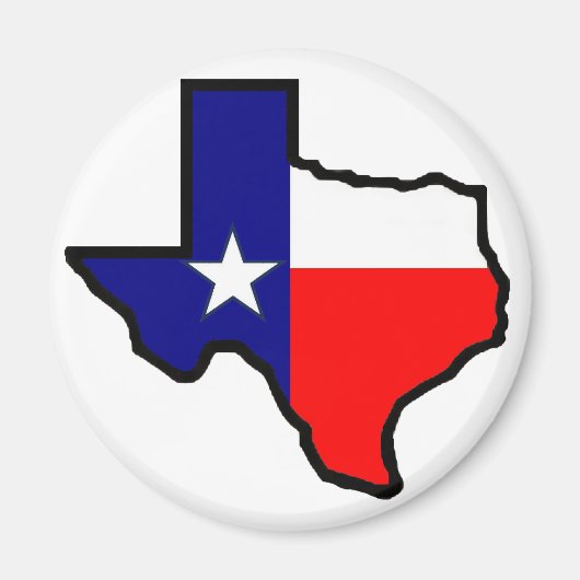 De staat Texas Magnet (Voorkant)