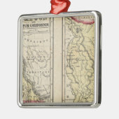 De staat Texas Metalen Ornament (Links)