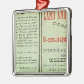 De staat Texas Metalen Ornament (Links)