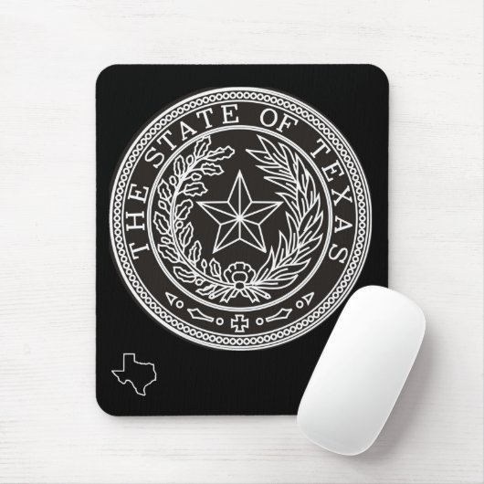 De staat Texas Mousepad Muismat (Met muis)