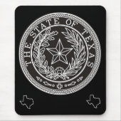 De staat Texas Mousepad Muismat (Voorkant)