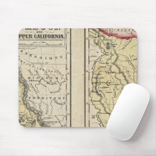 De staat Texas Muismat (Met muis)