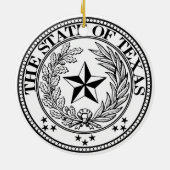 De staat Texas Ornament (Achterkant)