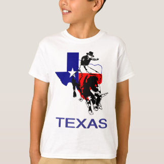 De staat Texas Rodeo Bull Rider T-shirt