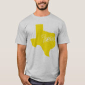 De staat Texas Shape T-shirt (Voorkant)