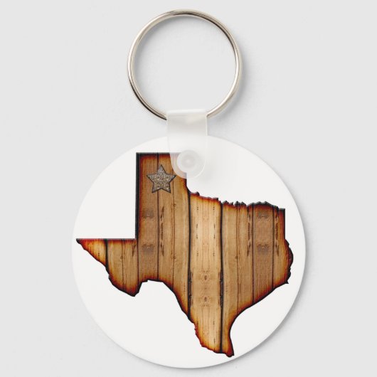 de staat Texas Sleutelhanger (Voorkant)