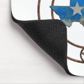 De staat Texas Wough Iron Muismat (Hoek)