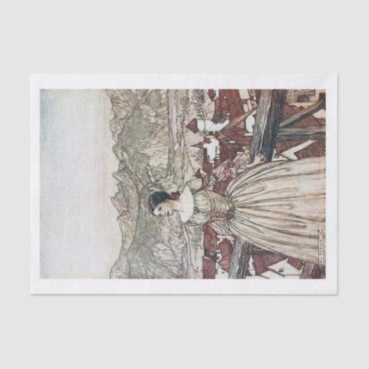 De staat tissuepapier (Voorkant)