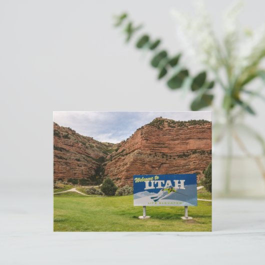 De staat Utah Briefkaart (Staand voorkant)