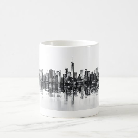 De staat van geest van New York - Design 1 Koffiemok (Center)