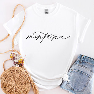 De Staat van het Manuscript van Montana Vrouwen T- T-shirt