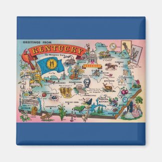 De staat van Kentucky magneet