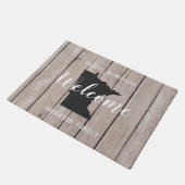 De staat van Minnesota Persoonlijke Welkome Kijker Deurmat (Schuin)