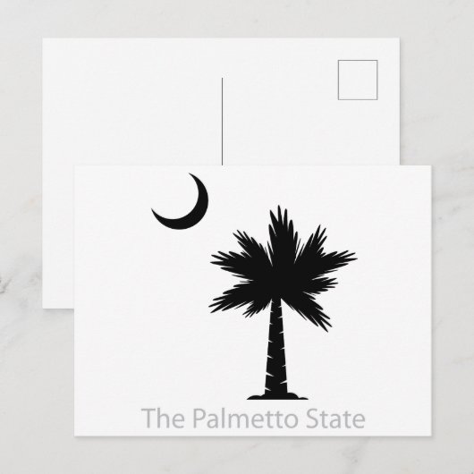 De Staat van Palmetto Briefkaart (Voorkant / Achterkant)