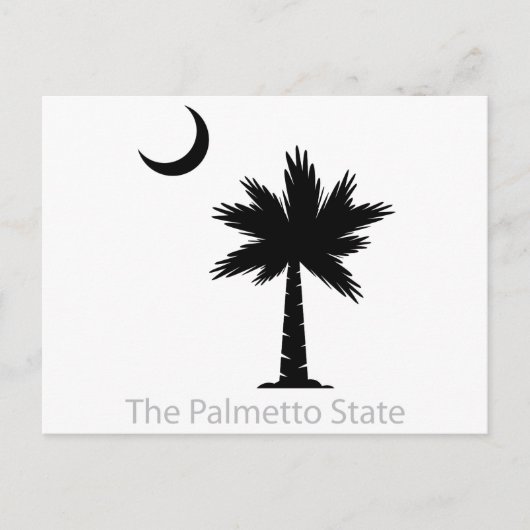 De Staat van Palmetto Briefkaart (Voorkant)