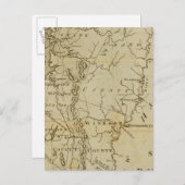 De staat Vermont Drawn en Engraved Briefkaart (Voorkant / Achterkant)