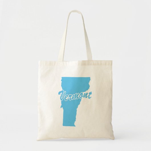 De staat Vermont Shape Tote Bag (Voorkant)