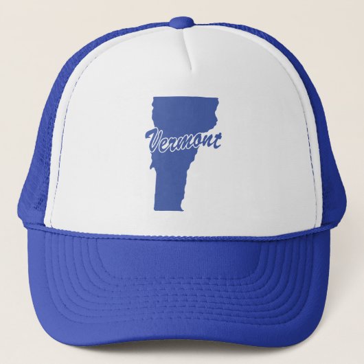 De staat Vermont Shape Trucker Hat Pet (Voorkant)