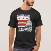 De staat Washington D.C. T-shirt (Voorkant)