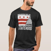 De staat Washington D.C. T-shirt (Voorkant)