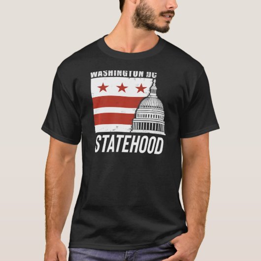 De staat Washington D.C. T-shirt (Voorkant)