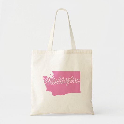 De staat Washington Shape Canvas tas (Voorkant)