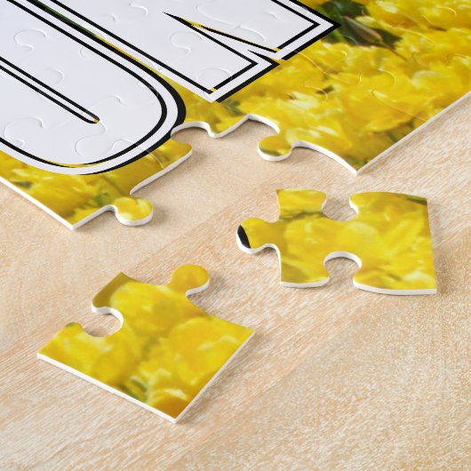 De staat Washington | Tulpenveld Legpuzzel (Zijkant)