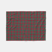De staat West Virginia Tartan Fleece Deken (Voorkant (Horizontaal))