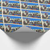 De staat Wisconsin  groot Briefkaart Cadeaupapier (Hoek)