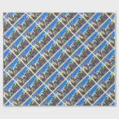 De staat Wisconsin  groot Briefkaart Cadeaupapier (Vlak)