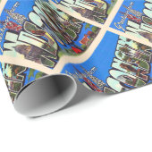 De staat Wisconsin  groot Briefkaart Cadeaupapier (Rol Hoek)