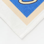 De staat Wisconsin  groot Briefkaart Fleece Deken (Hoek)