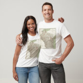 De staat Wisconsin T-shirt (Unisex)