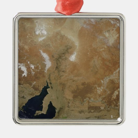 De staat Zuid-Australië Metalen Ornament (Voorkant)