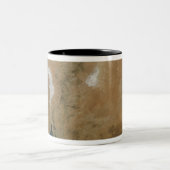 De staat Zuid-Australië Tweekleurige Koffiemok (Center)